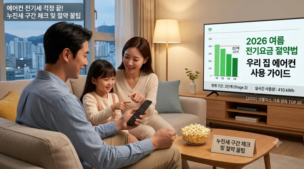 2026 여름 전기요금, 에어컨 절약법 총정리 (누진세 구간 체크)