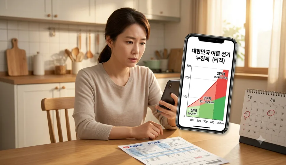 2026 여름 전기요금, 에어컨 절약법 총정리 (누진세 구간 체크)