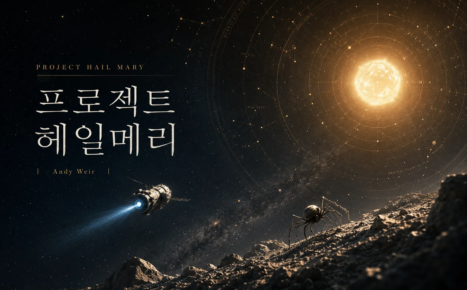 앤디 위어 프로젝트 헤일메리 책 리뷰와 우주 생존 이야기