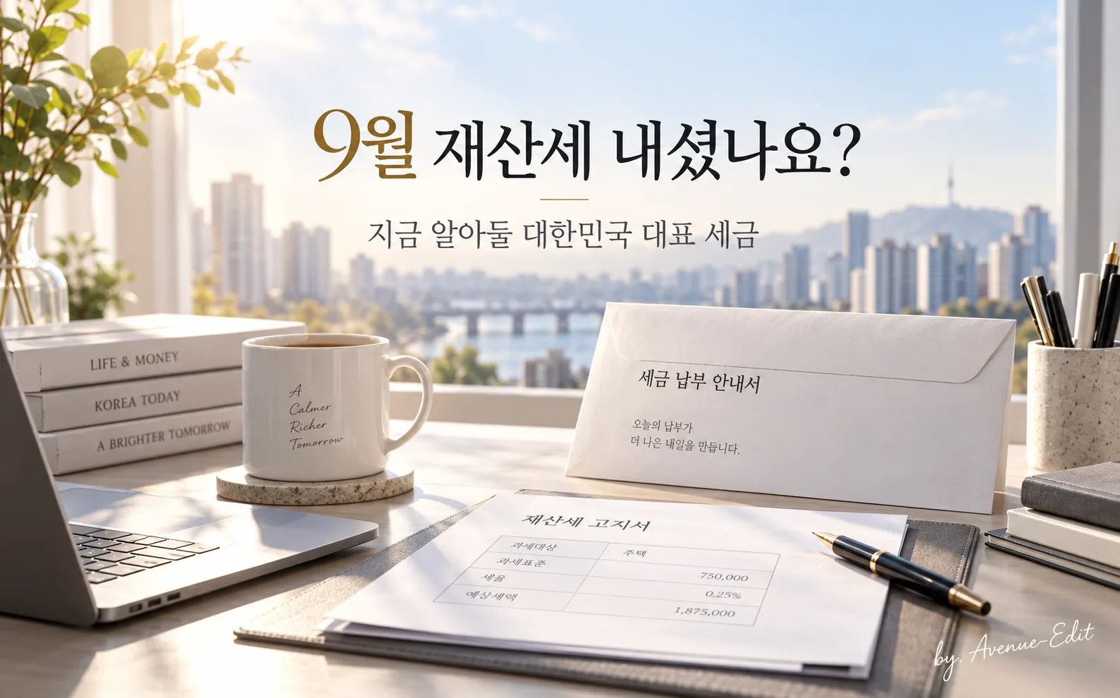 9월 재산세부터 소득세 취득세 양도소득세까지 대한민국 대표 세금 안내